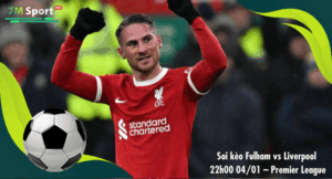 Đội hình dự kiến trước trận Fulham vs Liverpool
