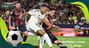 Đội hình dự kiến trước trận Real Madrid vs Levante